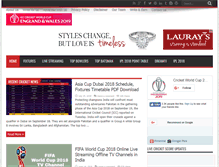 Tablet Screenshot of livecricketworldcup.com